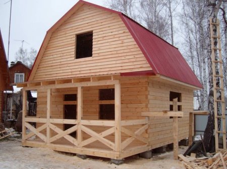 Строительство деревянной дачи